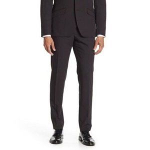 NWT - Savile Row Brixton Black 34W #5666 polyester blend slacks